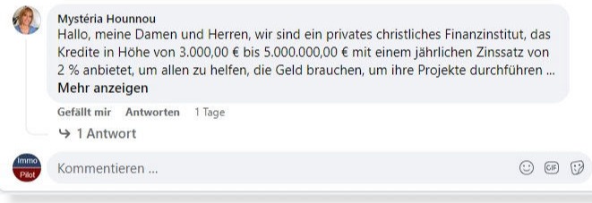 Abzocker mit günstigen Krediten